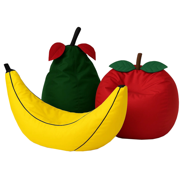 Набор кресел-мешков Фрукты KIDIGO